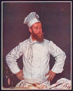 Der Chef des Hôtel Chatham, Paris, ca. 1921 von William Newenham Montague Orpen