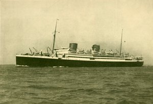 Das königliche Postmotorschiff Asturias 22.500 Bruttotonnen von William Newenham Montague Orpen