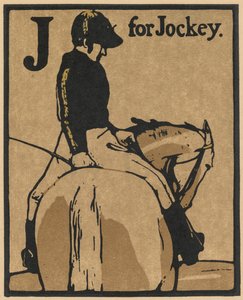 Ein Almanach von zwölf Sportarten: J für Jockey von William Nicholson