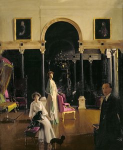 Gruppenporträt der Familie des Earl of Plymouth von William Nicholson