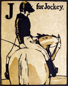 J für Jockey, Illustration aus 