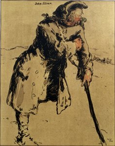 John Silver, Illustration aus 
