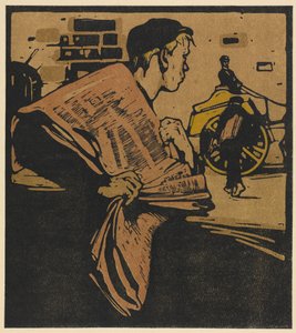 Londoner Typen: Zeitungsjunge