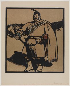 Londoner Typen: Der Tambourmajor von William Nicholson