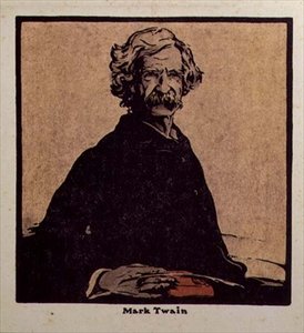 Mark Twain (1835-1910) Illustration aus 