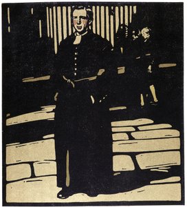 Schule, London - Illustration von William Nicholson in 