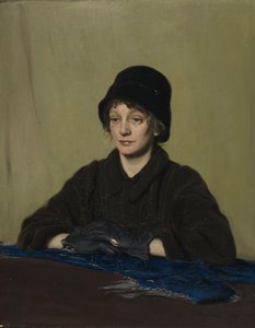 Das Mädchen mit dem zerrissenen Handschuh von William Nicholson