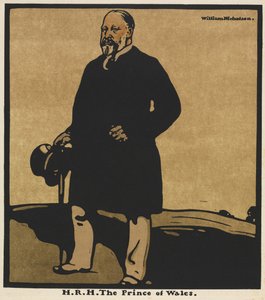 Zwölf Porträts: S.K.H. Der Prinz von Wales von William Nicholson