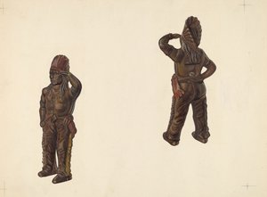 Indianerhäuptling Münzbank, ca. 1938 von William O. Fletcher
