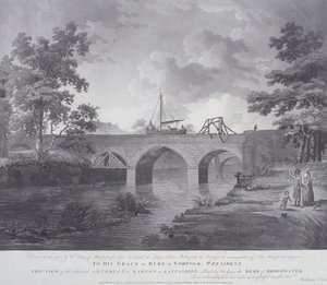 Das Aquädukt bei Barton, in der Nähe von Manchester, 1793