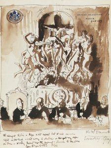 Auf der Friedenskonferenz, Paris von William Orpen