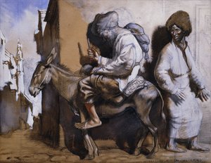 Noreddin Ali verlässt Kairo von William Orpen