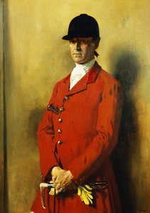 Porträt von Captain Marshall Roberts, Master of the Fox Hounds, 1926