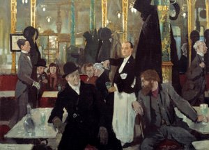 Das königliche Café in London (Detail)
