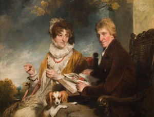 Porträt eines Mannes und einer Frau, 1818 von William Owen