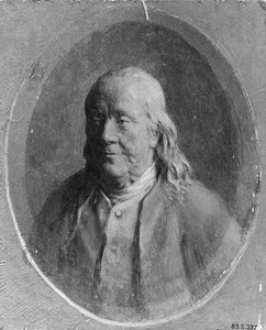 Porträt von Benjamin Franklin, ca. 1870-80