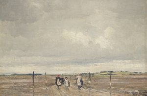 Heim über den Sand