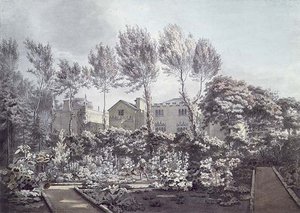 Der Garten in Strawberry Hill, um 1780