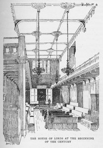 Das House of Lords zu Beginn des Jahrhunderts, um 1897