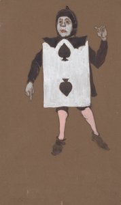 Zweispaten Kostümdesign für Alice im Wunderland, 1915