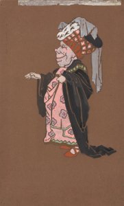 Hässliche Herzogin (Kostümentwurf für Alice im Wunderland, 1915)
