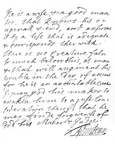 Ein Brief von William Penn aus Pennsylvania, spätes 17. - frühes 18. Jahrhundert, 1840 von William Penn
