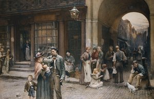 Samstagabend, 1898 von William Permeanus Cornish