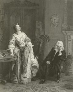 Der abgelehnte Dichter von William Powell Frith