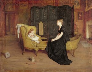 Ihr Idol, ca. 1868-70 von William Quiller Orchardson