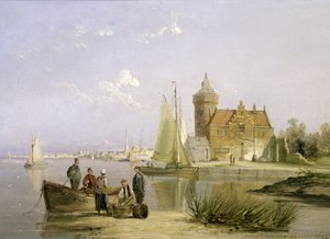 Das Haus de Vraag, am Amstel, Amsterdam von William R. Dommersen