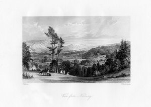Ein Blick von Norbury, Surrey, 19. Jahrhundert