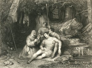 Tod von Llewellyn, ca. 1836 von William Radclyffe