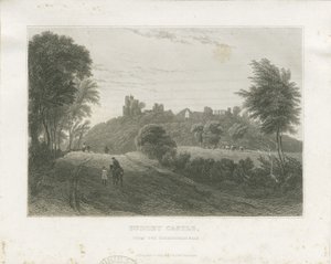 Dudley Castle: Stahlstich, undatiert [ca. 1831] von William Radclyffe