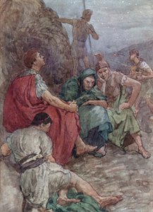 Brutus und seine Gefährten nach der Schlacht von Philippi