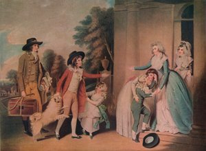 Dulce Domum oder die Rückkehr aus der Schule, 1790, 1919 von William Redmore Bigg