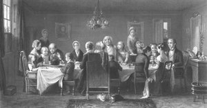Der Weihnachtskuchen, ca. 1860er Jahre