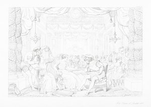 Illustration für The Castle of Indolence von James Thomson (Gravur) von William Rimer