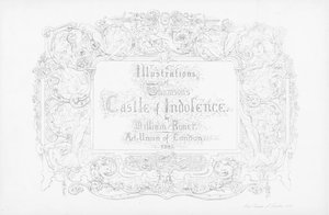 Illustration für The Castle of Indolence von James Thomson von William Rimer