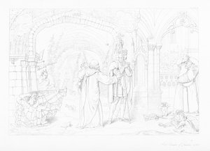 Illustration für The Castle of Indolence von James Thomson von William Rimer