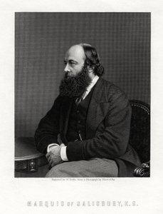 Robert Arthur Talbot Gascoyne-Cecil, 3. Marquis von Salisbury, britischer Staatsmann, 19. Jahrhundert von William Roffe
