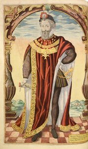 Heinrich IV. von Frankreich, aus Honor Military, and Civill, William Segar, veröffentlicht von Robert Barker, London, 1602 von William Rogers