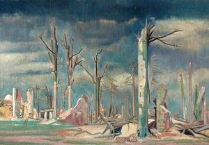 Allee bei Bourlon, Westfront von William Rothenstein