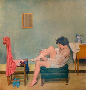 Mädchen beim Ankleiden, 20. Jahrhundert, 1933