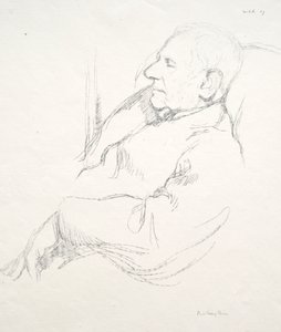 Sir Francis Seymour Haden schläft, 1897