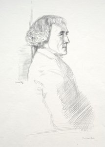 Sir Henry Irving, 1898 von William Rothenstein