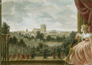 Mrs. Cosway, Schomberg House, 80-82 Pall Mall, London, UK (Farbstich) von William Russell Birch