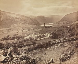Das Tal von Glendalough, County Wicklow, Irland