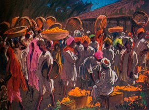 Orangenmarkt, Bombay, ca. 1910 1935
