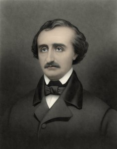 Porträt von Edgar Allan Poe (1809-1849), amerikanischer Schriftsteller.