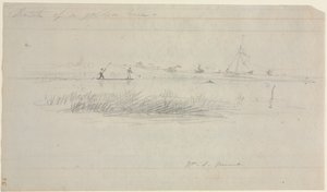 Aalstechen in Setauket, Long Island, New York